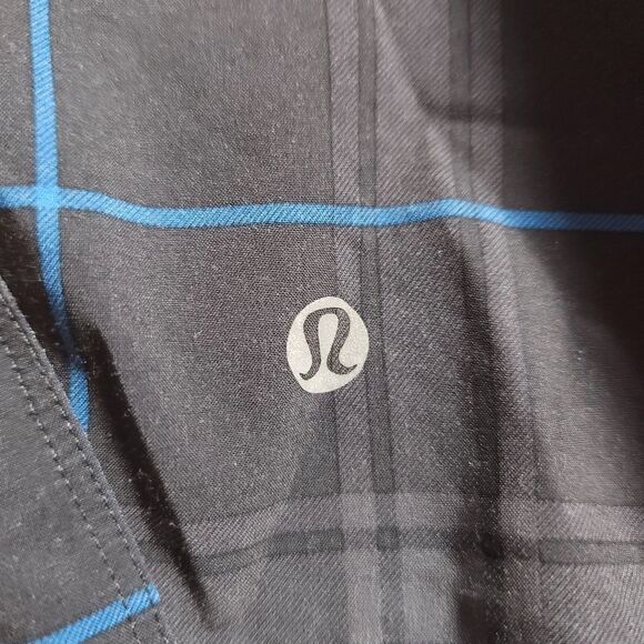 Lululemon Pace Breaker Shorts Mens XL Black Check 7” Gym Lined Athletic - Picture 4 of 11